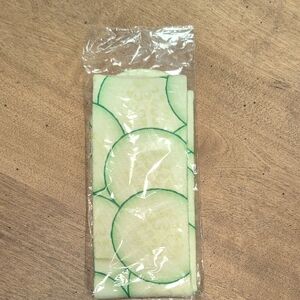 Green and White Patterned Socks